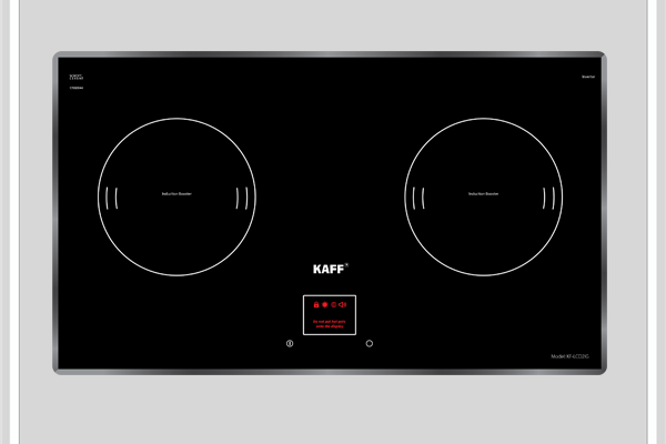 Bếp kính âm 2 từ Kaff KF LCD2IG