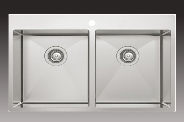 Chậu inox Hafele HS20-SSN2S90 / 2 Hộc bằng nhau, Mã số 567.20.537