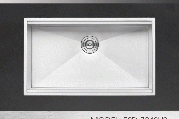 Chậu rửa chén 1 hộc lớn Vision Manual Sink Ecalite ESD-7848HS