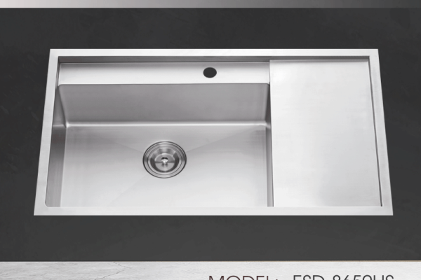 Chậu rửa chén 1 hộc lớn Vision Manual Sink Ecalite ESD-8650HS