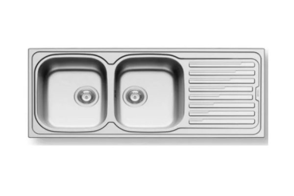 CHẬU RỬA CHÉN BOSCH AMALTIA (116X50) 2B 1D (INOX BÓNG)