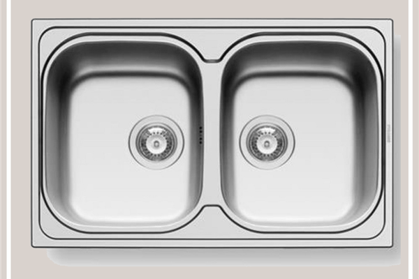 CHẬU RỬA CHÉN BOSCH AMALTIA (79X50) 2B (INOX BÓNG)