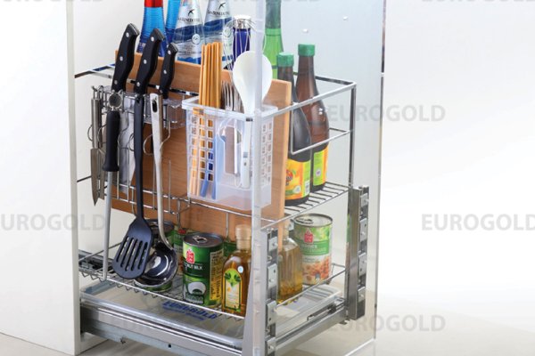 Kệ dao thớt Eurogold ERO2040B - Inox nan vuông