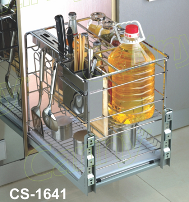 Kệ dao thớt inox sợi Cariny CS-1641