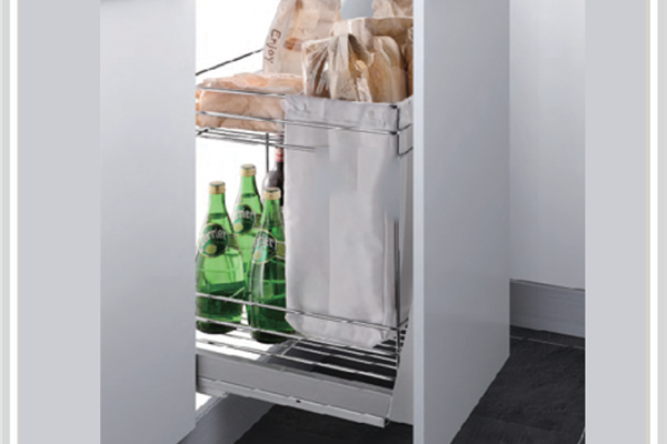 Kệ Gia Vị, Đựng Bánh Mì Ray Giảm Chấn Inox 304 Higold 306012
