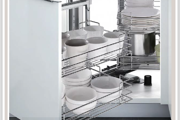 Kệ Góc Trái  Tủ 450 inox 201 Higold 101005