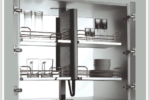 Kệ Kéo 2 Tầng Inox Rổ Diamond Higold 401008