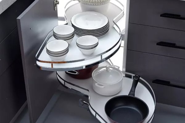 Mâm xoay góc hình lá, mở phải T-Leaf Ecalite EL-NST900R
