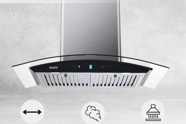 Máy hút mùi áp tường ngang 70cm Ecalite EH-GT700T