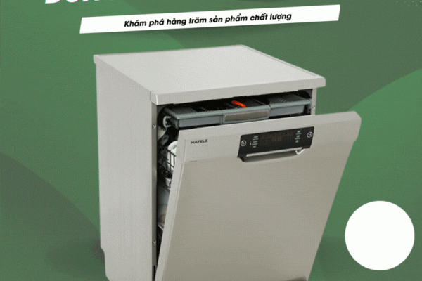 Máy Rửa Chén Độc Lập 15 Bộ Hafele HDW-F60C 533.23.200