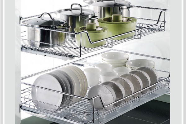 Rổ Xoong Nồi Có Khay Ray Giảm Chấn inox 201 Higold 301123
