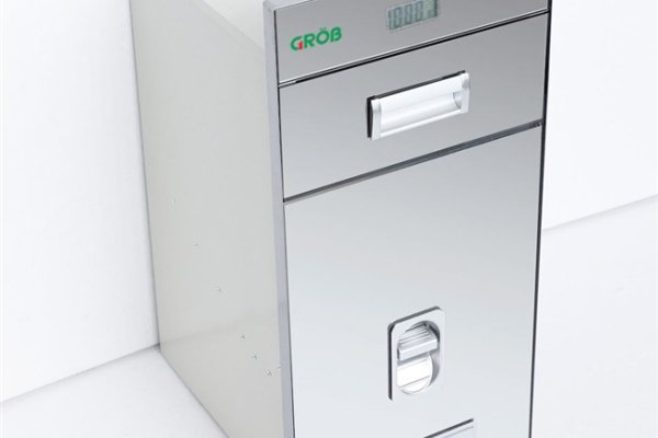 Thùng gạo gương điện tử nút nhấn Grob RBE-30F