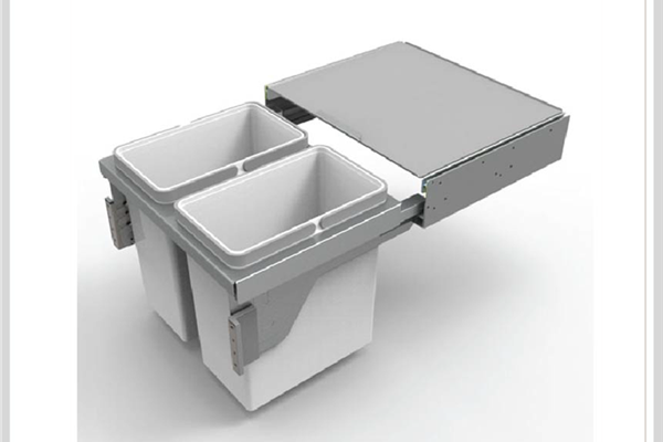 Thùng Rác 2 Ngăn Inox Higold- 306083