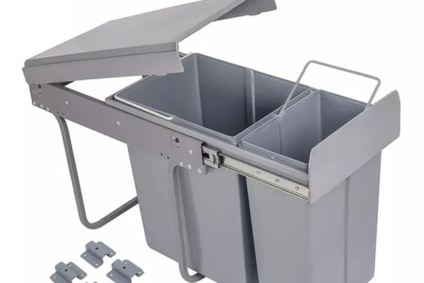 Thùng rác âm tủ Double Dustbin Ecalite EL-DUB20L
