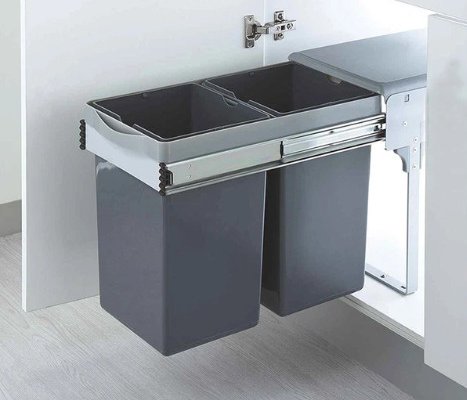 Thùng Rác Đôi Âm Tủ 300 Grob GR-30