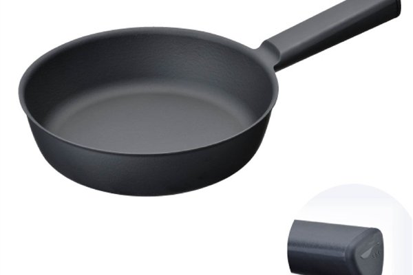 Unilloy - Chảo Gang Màu Đen 24cm