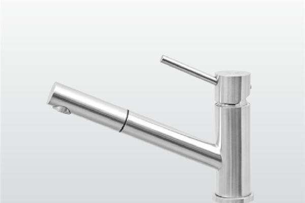 Vòi rửa chén nóng lạnh Malloca K110-S / Inox 304, có dây rút
