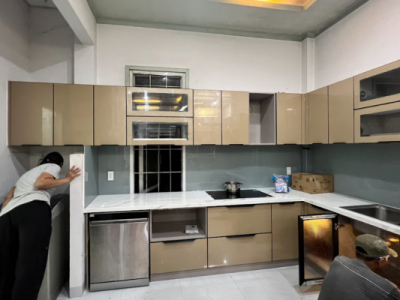 Thi công tủ bếp giá rẻ tại Bình Tân giá rẻ, gỗ tốt