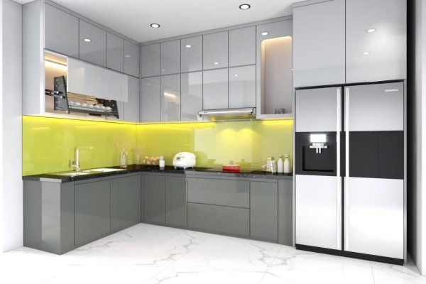 Tủ bếp Acrylic mẫu mới 5