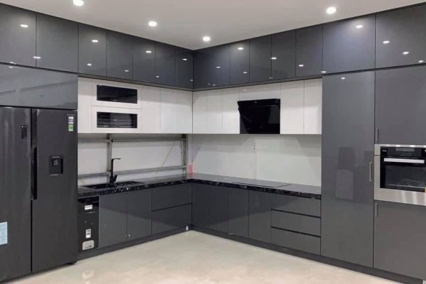 Tủ bếp Acrylic mẫu mới 14
