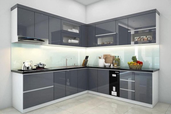 Tủ bếp Acrylic mẫu mới 31