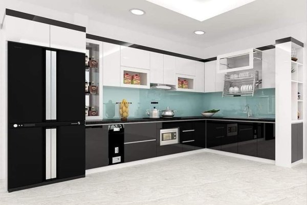 Tủ bếp Acrylic mẫu mới 39