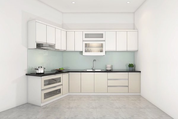 Tủ bếp Acrylic mẫu mới 41