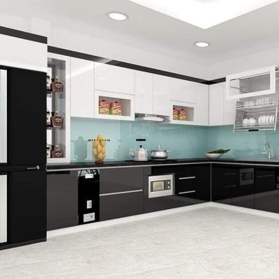 Tủ bếp Acrylic mẫu mới 61