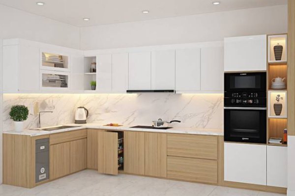 Tủ bếp Laminate mẫu mới 4