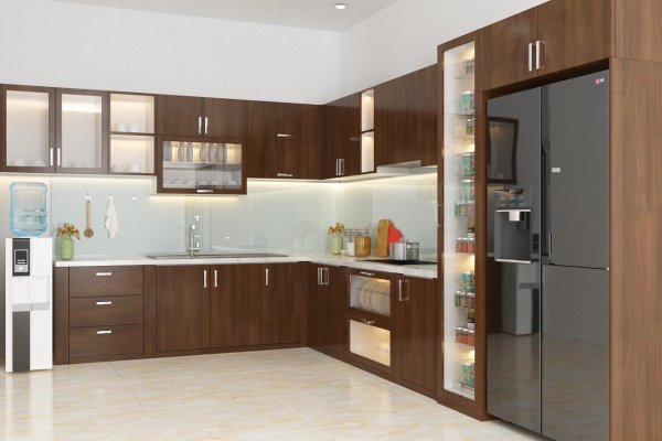 Tủ bếp Laminate mẫu mới 7