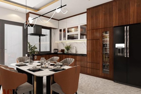 Tủ bếp Laminate mẫu mới 10