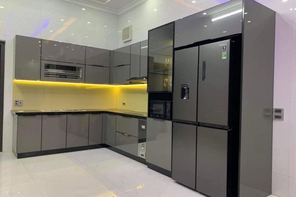Tủ bếp nhôm kính mẫu mới 3