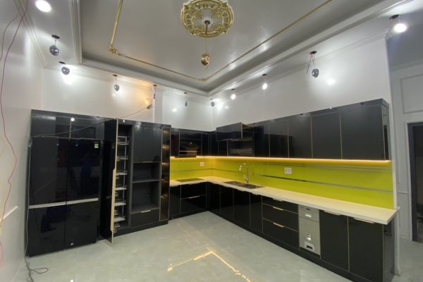 Tủ bếp nhôm kính mẫu mới 5