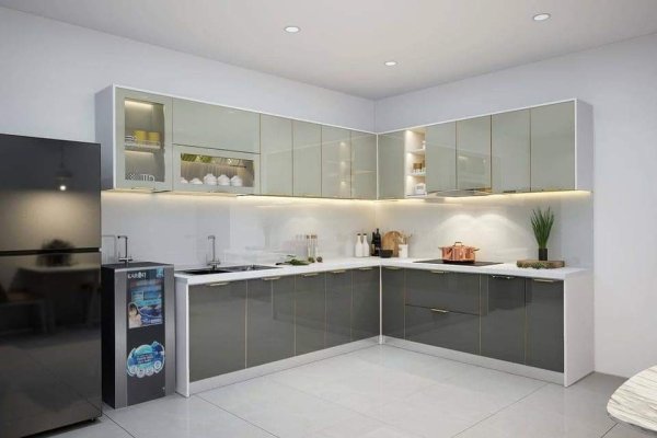 Tủ bếp nhôm kính mẫu mới 7